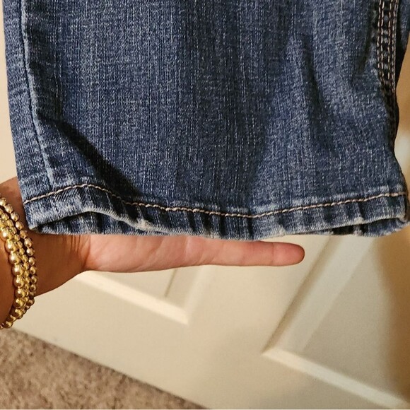 Melissa McCarthy Seven7 Women's Straight Leg Jeans - Blue - Picture 9 of 10